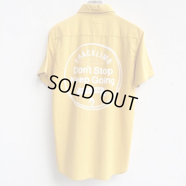 画像2: 【CRACKLIMB】 Don't Stop Keep Going SHIRT (YELOW) (2)