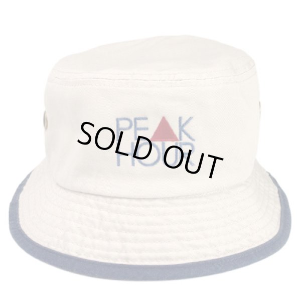 画像2: 【PEAK▲HOUR】 PE▲K HOUR 2TONE BUCKET HAT (BEIGE×NAVY) (2)
