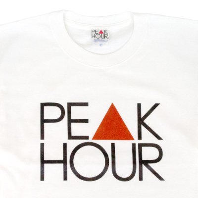 画像1: 【PEAK▲HOUR】 PE▲K HOUR TEE (WHT)