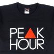 画像2: 【PEAK▲HOUR】 PE▲K HOUR TEE (BLK) (2)