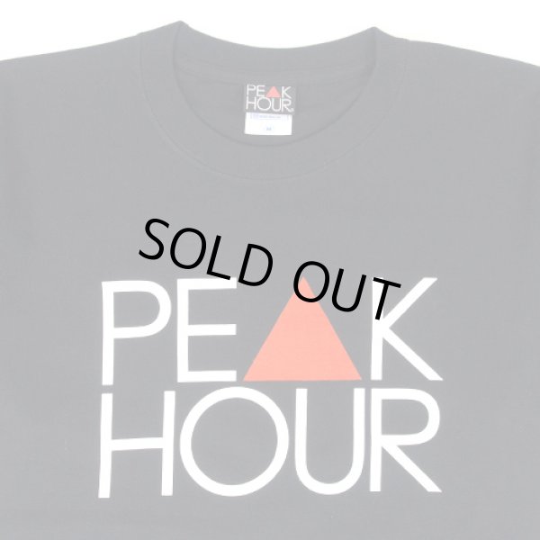 画像2: 【PEAK▲HOUR】 PE▲K HOUR TEE (BLK) (2)