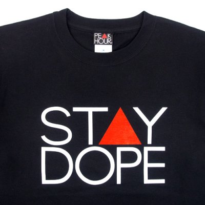 画像1: 【PEAK▲HOUR】 ST▲Y DOPE TEE (BLK)