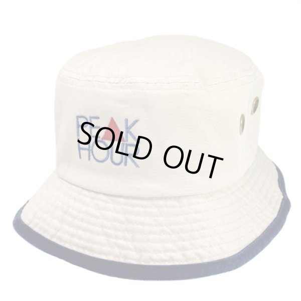 画像1: 【PEAK▲HOUR】 PE▲K HOUR 2TONE BUCKET HAT (BEIGE×NAVY) (1)