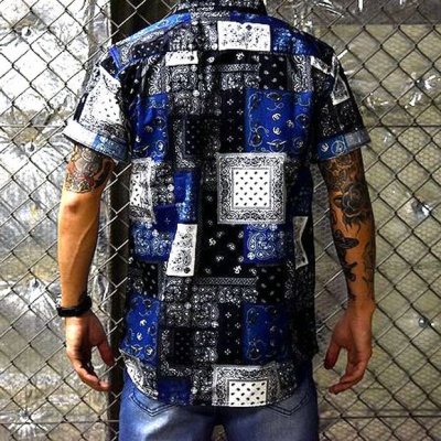 画像2: 【FLIP THE SCRIPT】 P.BANDANA SHORTSLEEVE SHIRT 