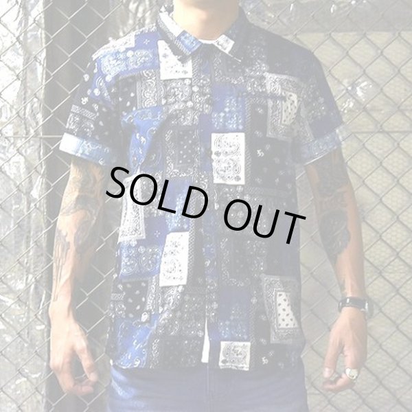 画像2: 【FLIP THE SCRIPT】 P.BANDANA SHORTSLEEVE SHIRT  (2)