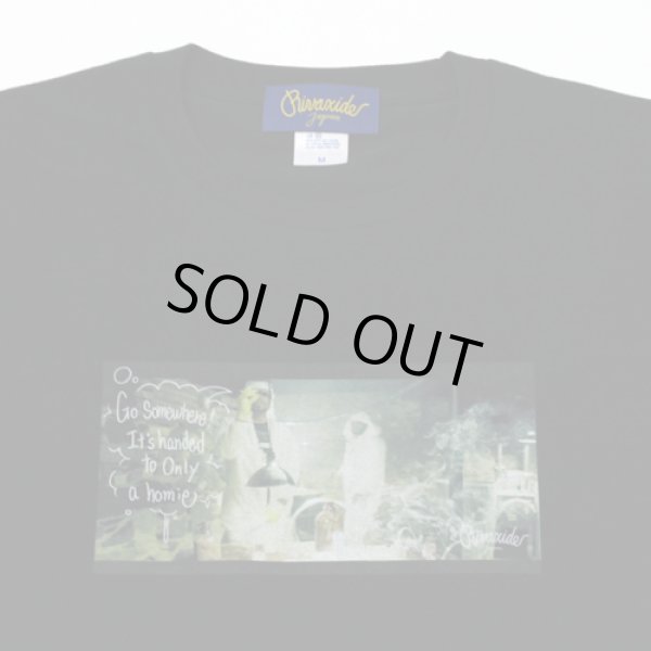 画像2: RIVAXIDE】 handed to only homie TEE (BLK) (2)