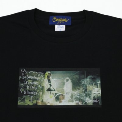 画像1: RIVAXIDE】 handed to only homie TEE (BLK)