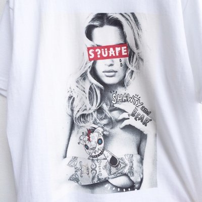 画像1: 【SQUARE】 SHAWTY&BEAR TEE (WHT)