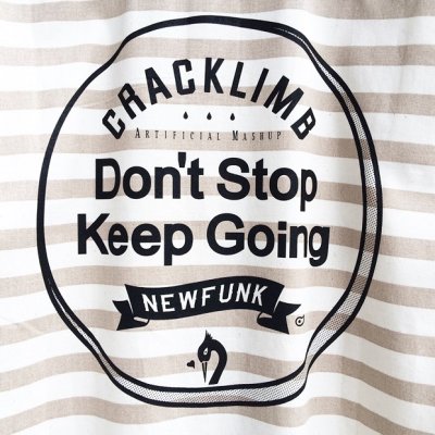 画像2: 【CRACKLIMB】 Don't Stop Keep Going SHIRT (BOD)