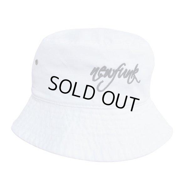 画像1: 【CRACKLIMB】 NEWFUNK BUCKET HAT (WHT) (1)