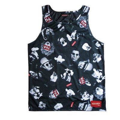 画像1: 【SQUARE】 FAMOUS ICONS TANK TOP