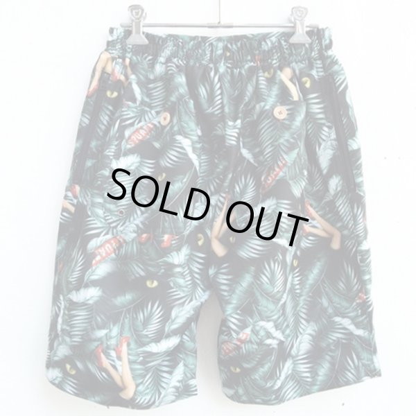 画像2: 【SQUARE】 PINUP ALOHA 2WAY SHORT PANTS (2)
