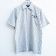 画像1: 【CRACKLIMB】 FLAG WORK SHIRT (WHT/GRN) (1)