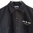 画像3: 【CRACKLIMB】 FLAG WORK SHIRT (BLK) (3)