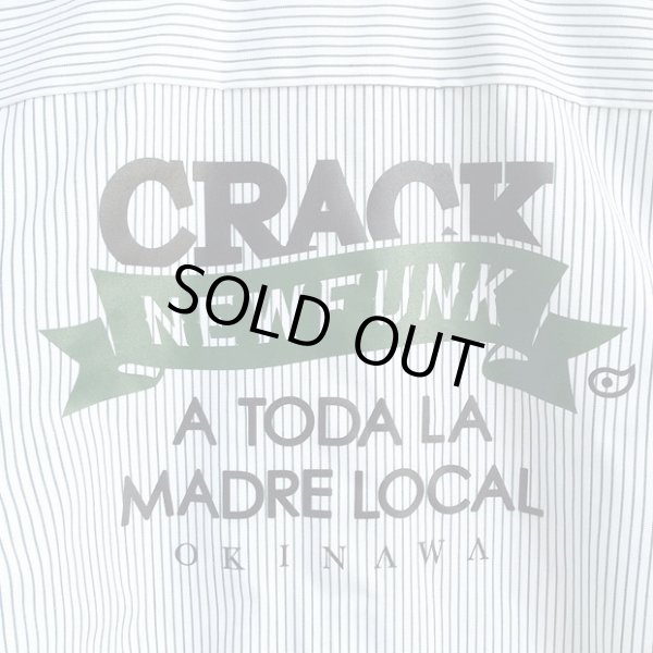画像5: 【CRACKLIMB】 FLAG WORK SHIRT (WHT/GRN) (5)