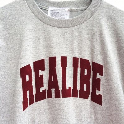 画像1: 【LIBE BRAND】 REALIBE COLLEGE TEE