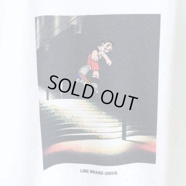 画像2: 【LIBE BRAND】 ATOM B/L LIP TEE (WHT) (2)