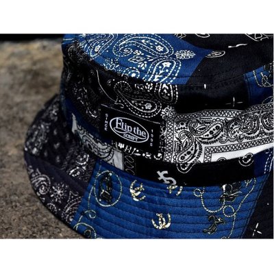 画像2: 【FLIP THE SCRIPT】 P.BANDANA BUCKET HAT