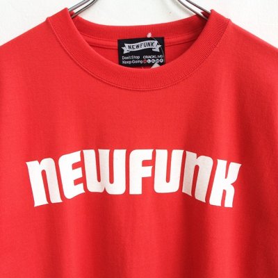 画像1: 【CRACKLIMB】 NEWFUNK TEE (TROPICAL RED)