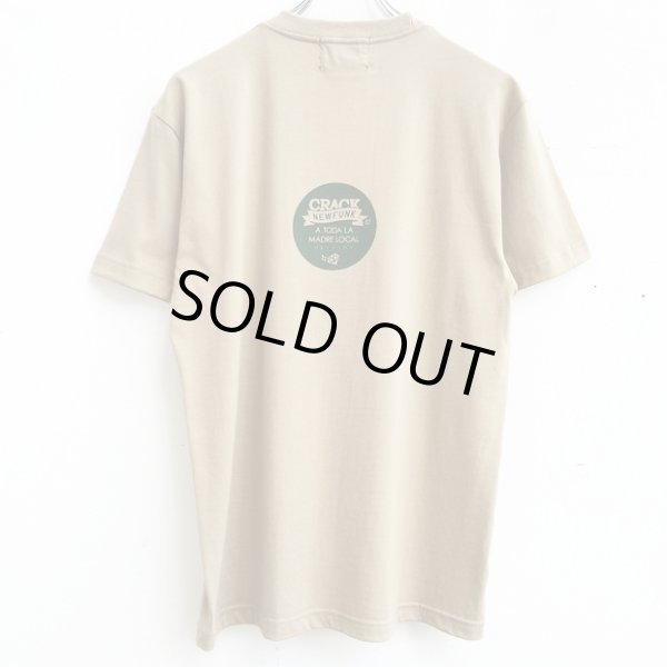 画像2: 【CRACKLIMB】 FLAG TEE (KHAKI) (2)