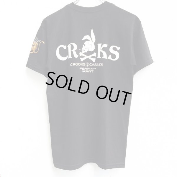 画像2: 【CROOKS&CASTLES】 RIDER TEE (BLK) (2)