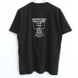 画像2: 【NEWFUNK × LIBE BRAND】 UPSIDE DOWN BIG LOGO TEE (BLK) (2)