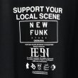 画像4: 【NEWFUNK × LIBE BRAND】 UPSIDE DOWN BIG LOGO TEE (BLK) (4)