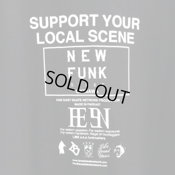 画像4: 【NEWFUNK × LIBE BRAND】 UPSIDE DOWN BIG LOGO TEE (BLK) (4)