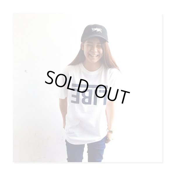 画像6: 【NEWFUNK × LIBE BRAND】 UPSIDE DOWN BIG LOGO TEE (BLK) (6)