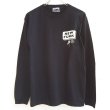 画像1: 【CRACKLIMB】 FLY UP LONG TEE (BLK) (1)