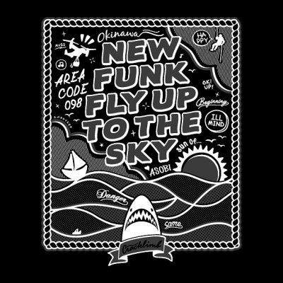 画像2: 【CRACKLIMB】 FLY UP LONG TEE (BLK)