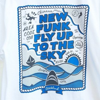 画像3: 【CRACKLIMB】 FLY UP TEE (WHITE)