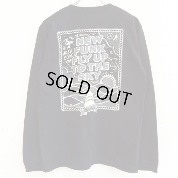 画像2: 【CRACKLIMB】 FLY UP LONG TEE (BLK) (2)