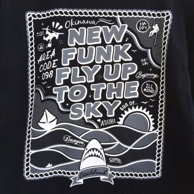 画像3: 【CRACKLIMB】 FLY UP LONG TEE (BLK)