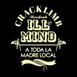 画像6: 【CRACKLIMB】 ILL MIND TEE (BLACK) (6)