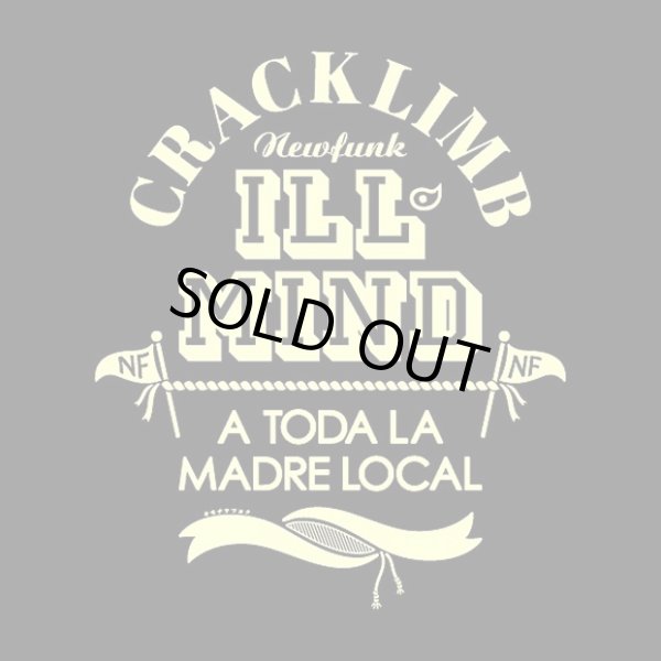 画像6: 【CRACKLIMB】 ILL MIND TEE (BLACK) (6)