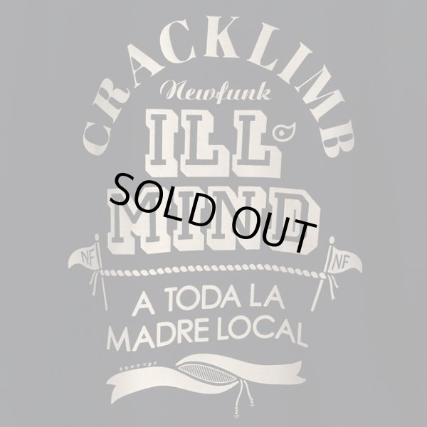 画像3: 【CRACKLIMB】 ILL MIND TEE (BLACK) (3)
