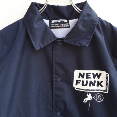 画像1: 【CRACKLIMB】 FLY UP NYLON JACKET (NAVY)