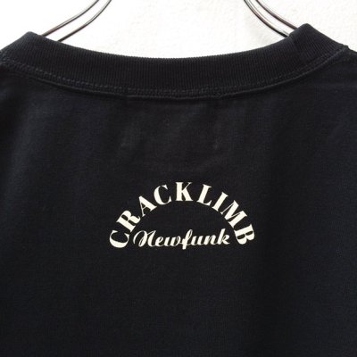 画像2: 【CRACKLIMB】 ILL MIND TEE (BLACK)