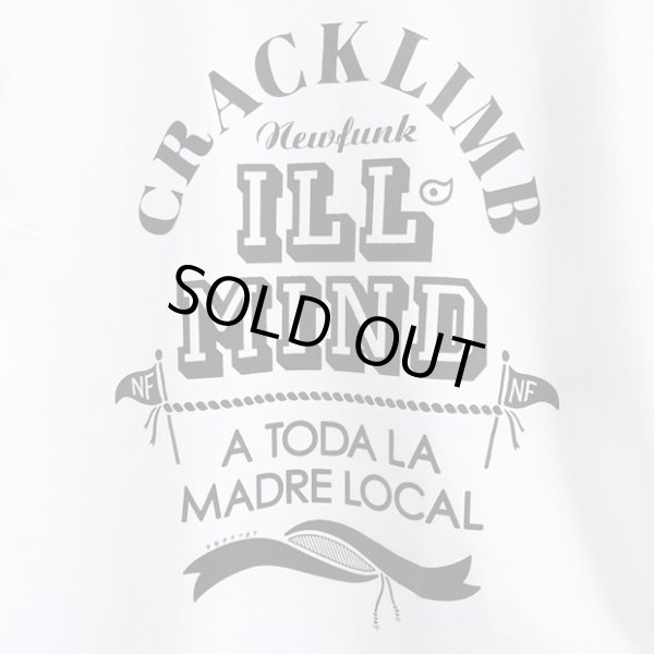 画像3: 【CRACKLIMB】 ILL MIND TEE (WHITE) (3)