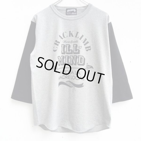 画像1: 【CRACKLIMB】 ILL MIND BASEBALL TEE (1)