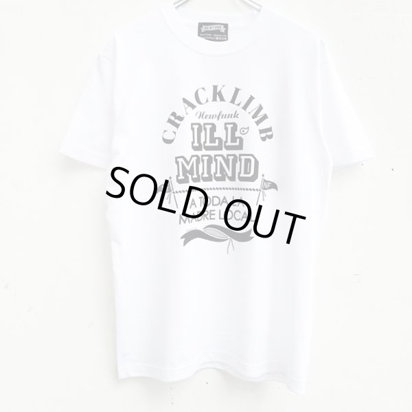 画像1: 【CRACKLIMB】 ILL MIND TEE (WHITE) (1)