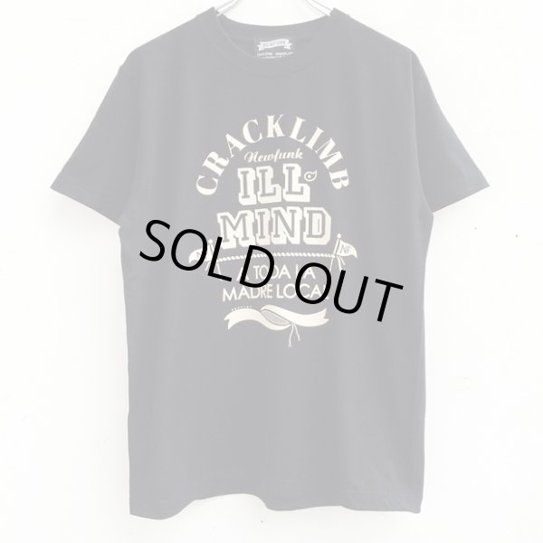 画像1: 【CRACKLIMB】 ILL MIND TEE (BLACK) (1)