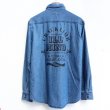 画像2: 【CRACKLIMB】 ILL MIND DENIM SHIRT (LIGHT INDIGO) (2)