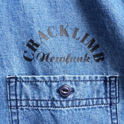 画像1: 【CRACKLIMB】 ILL MIND DENIM SHIRT (LIGHT INDIGO)