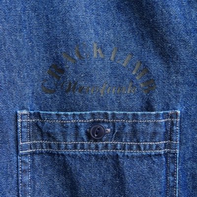 画像1: 【CRACKLIMB】 ILL MIND DENIM SHIRT (INDIGO)