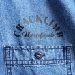 画像4: 【CRACKLIMB】 ILL MIND DENIM SHIRT (LIGHT INDIGO) (4)