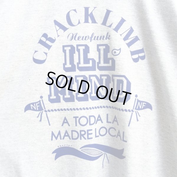 画像3: 【CRACKLIMB】 ILL MIND LONG TEE (GRAY)  (3)