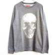 画像1: 【SQUARE】 LV SKULL CREW NECK SWEAT (GRAY) (1)