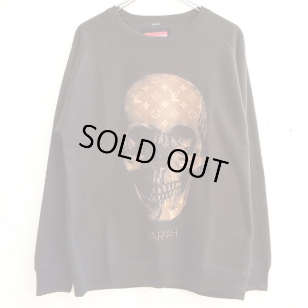 画像1: 【SQUARE】 LV SKULL CREW NECK SWEAT (BLACK) (1)